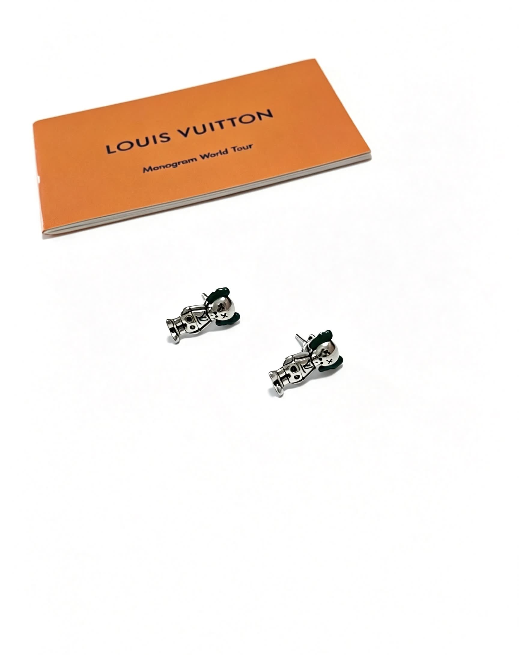 Louis Vuitton Monogram World Tour Earrings
